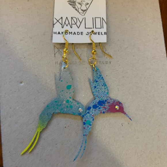 Hummingbird earrings - Picture 1 of 5